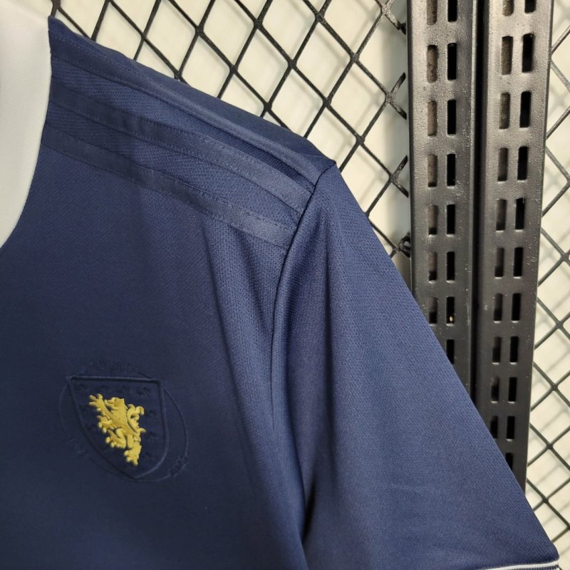 2023 Scotland 150th Anniversary Edition Navy Blue Football Shirt