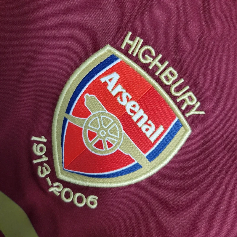 2005/2006 Retro Long-Sleeve Arsenal Home Football Shirt