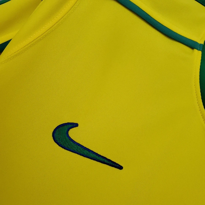1998 Retro Brazil Home Football Shirt