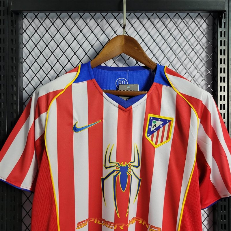 1995/1996 Retro Atletico Madrid Home Football Shirt
