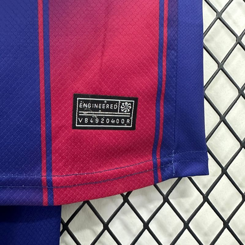 2025/26 Barcelona Home Shirt Kids Kit