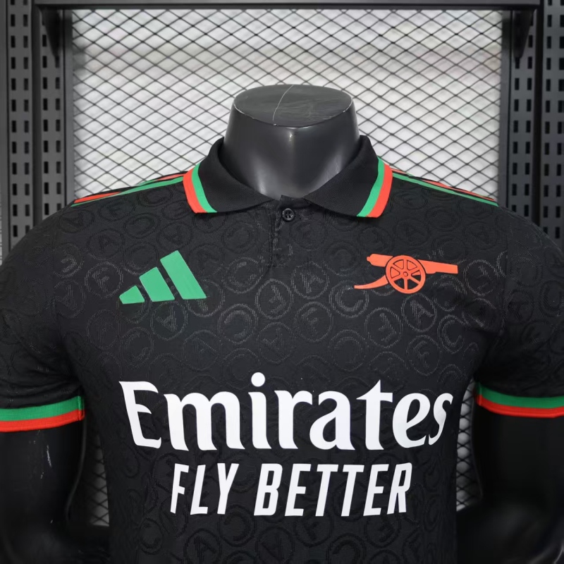 2025/26 Arsenal Special Edition Black Football Shirt