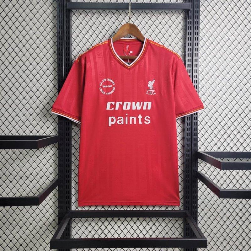 1985/1986 Retro Liverpool Home Football Shirt