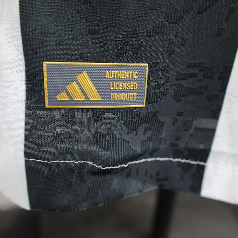 2024/2025 Player Edition Juventus Home Long Sleeve Football Jersey