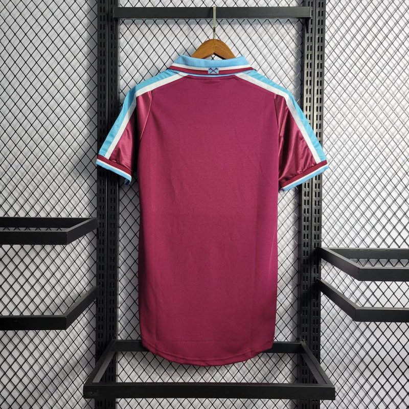 1999/2000 Retro West Ham United Home Football Shirt
