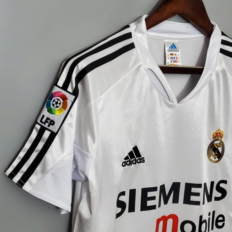 2004/2005 Retro Real Madrid Home Football Shirt
