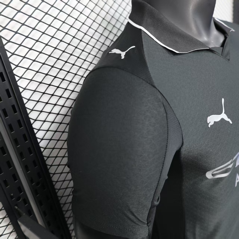 2025/26 Manchester City Authentic Black Football Shirt