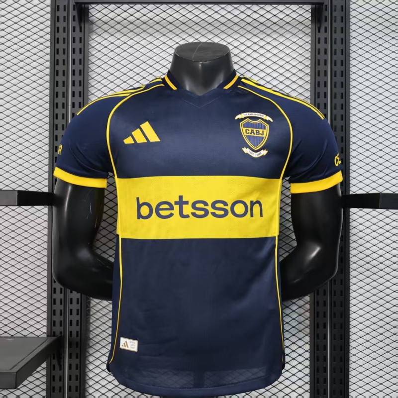 2025/26 Boca Home Player Football  Jersey