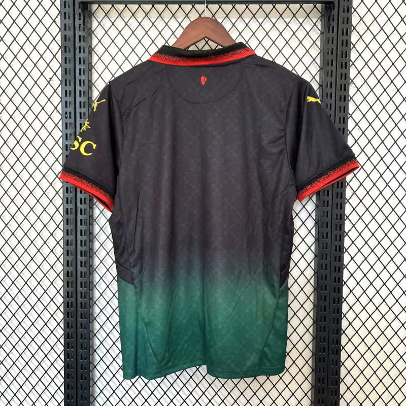 2024/2025 AC Milan three-game black and green shirt