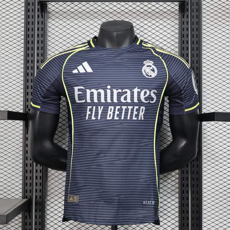 2025/2026 New Real Madrid Football Shirt Cyan Player Edition