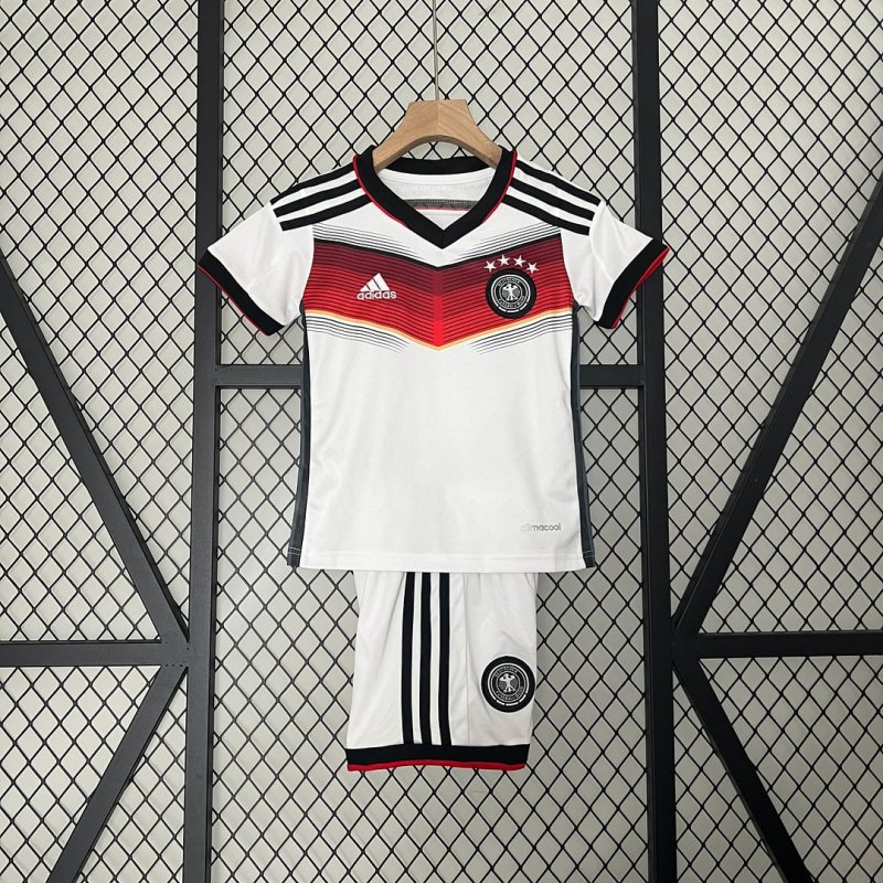 2014 Retro Germany Home Football Shirt Kids Size