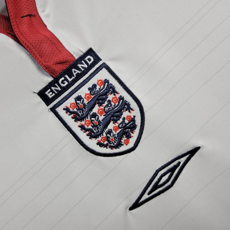 2004 Retro England Home Football Shirt 1:1 Thai Quality