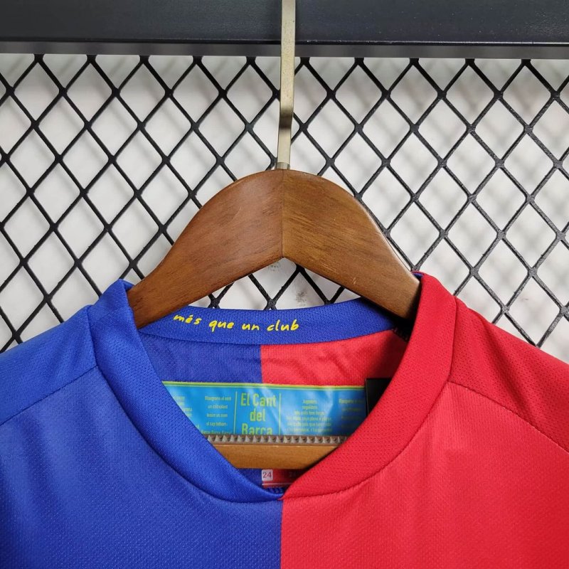 2008/2009 Retro Barcelona Home Football Shirt Kids Size