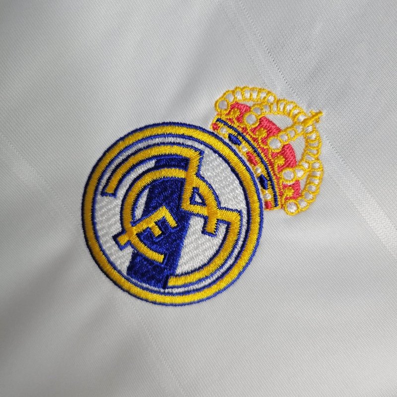 2013/2014 Retro Long Sleeve Real Madrid Home Football Shirt