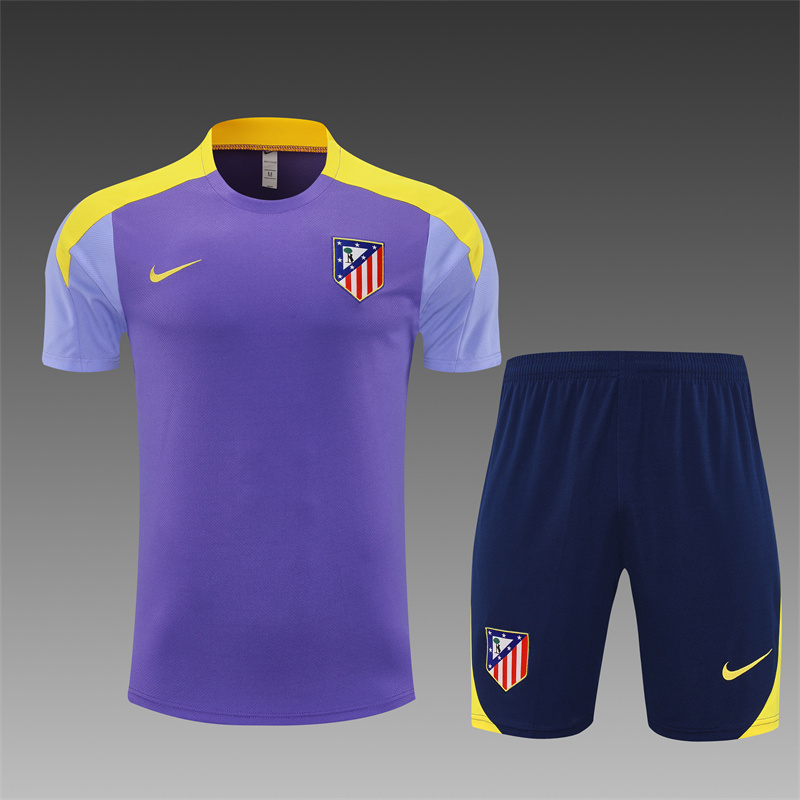 2025/26 Short Sleeve Atletico Madrid Purple Training Suit