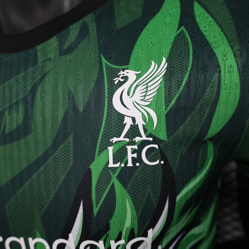 2025/2026 Liverpool FC special edition green football shirt