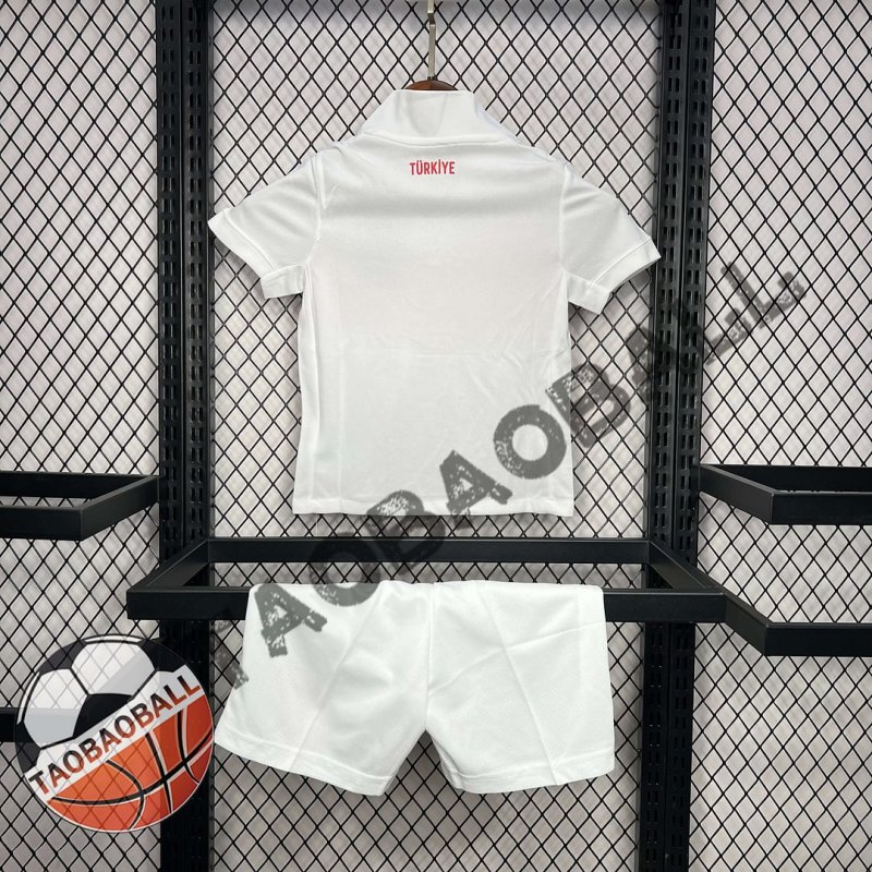 2024 Turkey Home Football Shirt Kids