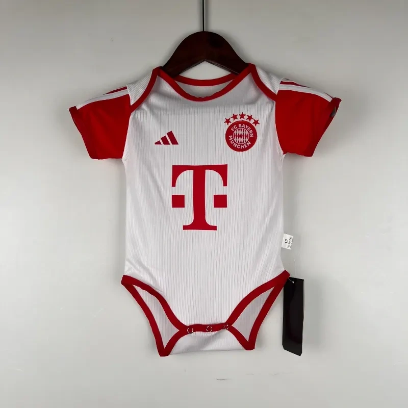 2023/24 Bayern Munich Home Baby One-Piece Jersey