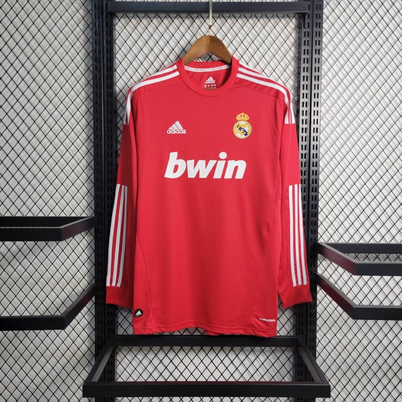 2011/2012 Retro Long Sleeve Real Madrid Third Away Football Shirt