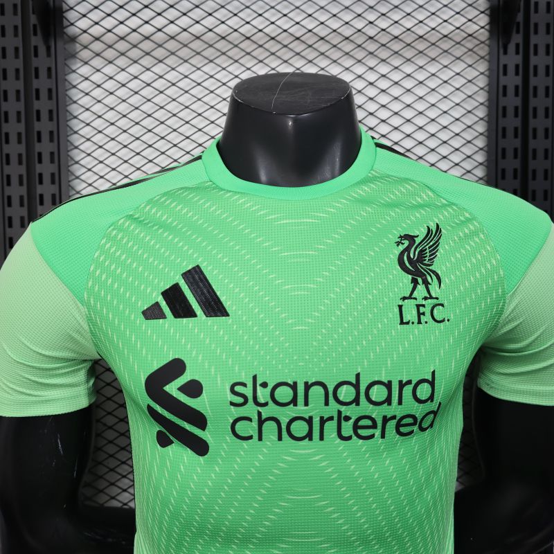 Liverpool FC 2025/26 Player Edition Goalkeeper Football Jersey