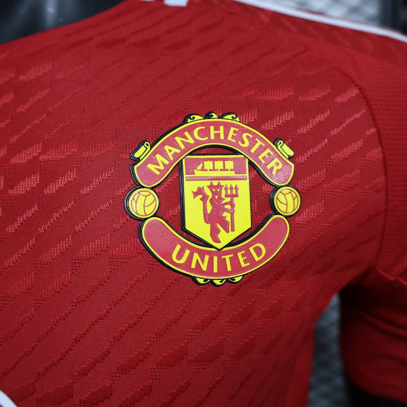 2024/2025 Player Edition Jacquard Manchester United Home Football Jersey