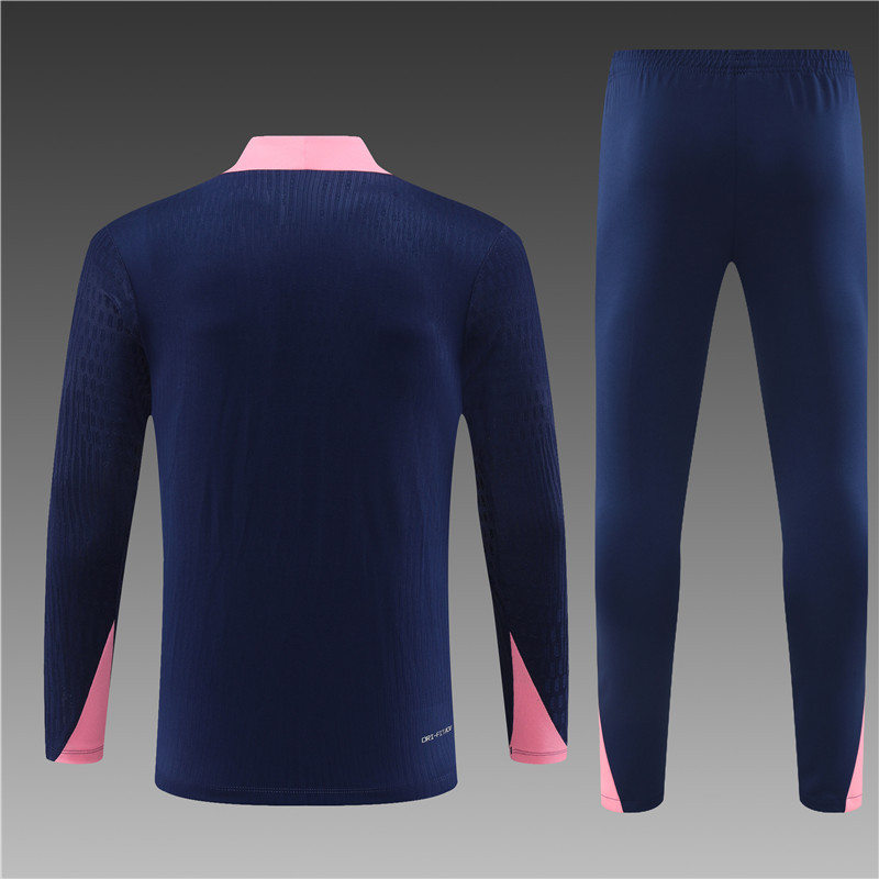 2024/2025 Players Edition Atletico Royal Blue Half-zip training suit Football Jersey