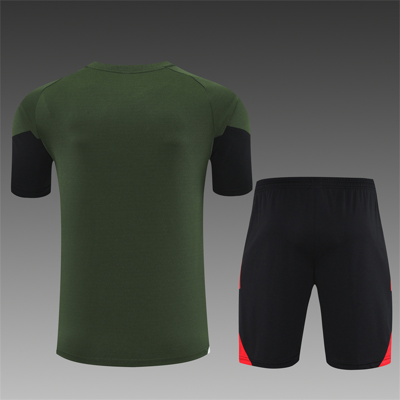 2025/26 short-sleeved Bayern green training suit