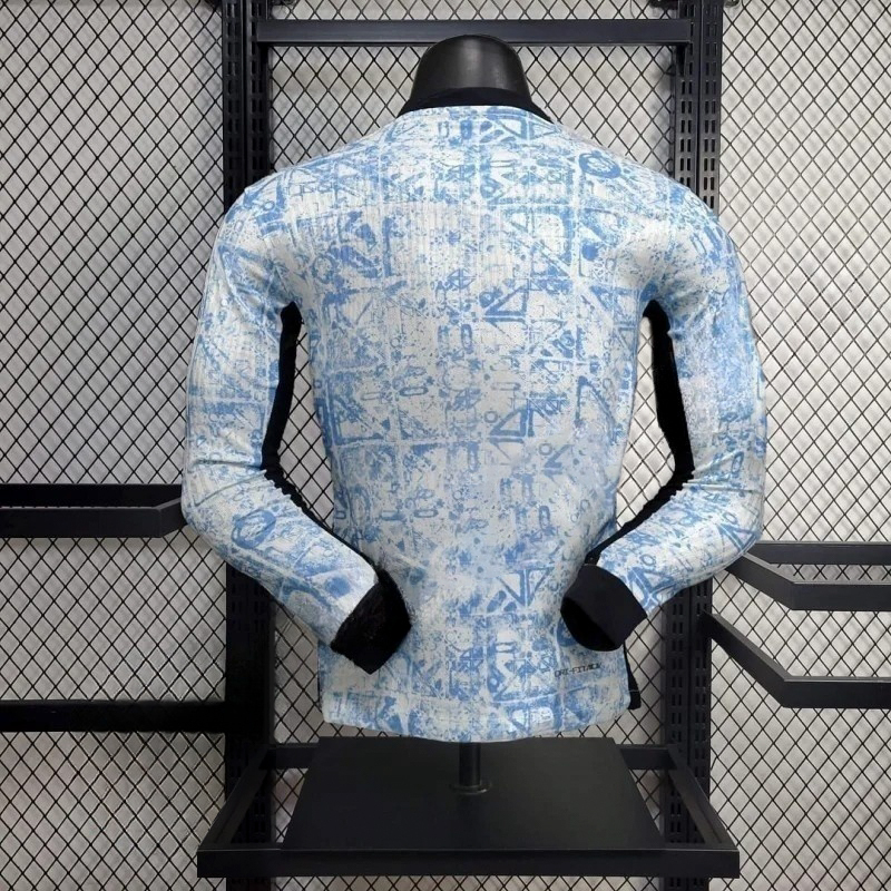 2024 Long Sleeve Player Version Portugal Away Football Shirt