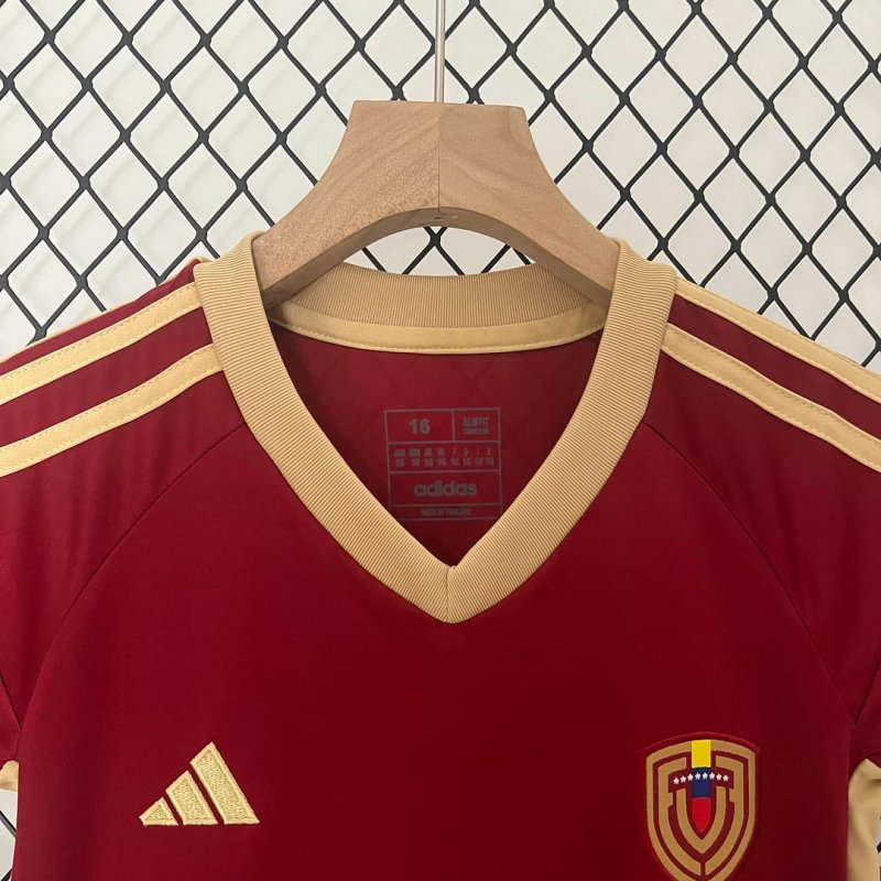 2024 Venezuela Home Football Shirt Kids