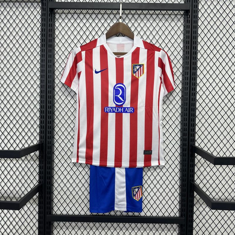 Atlético Madrid Home Jersey 2025/26 Kids' Kit