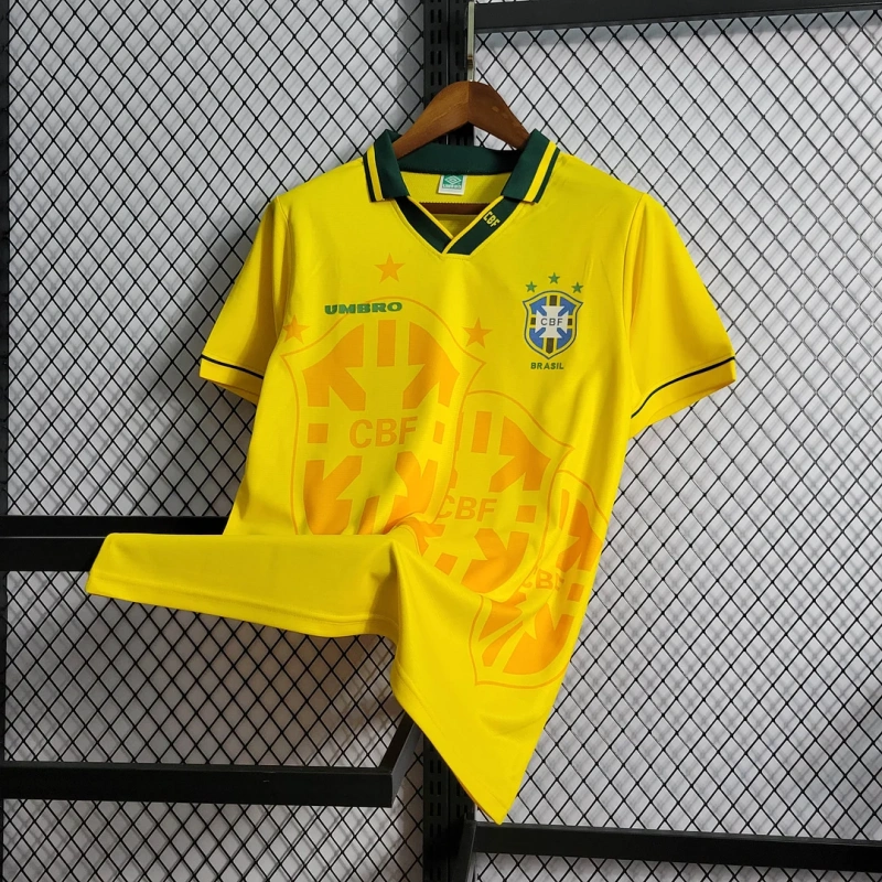1994 Retro Brazil Home Football Shirt
