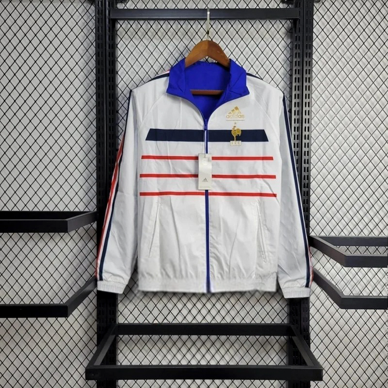 2024 France Reversible Windbreaker Football Shirt