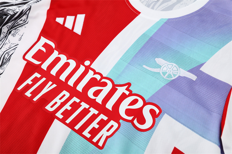 2024/25 Arsenal short sleeve white camouflage training suit (Kids Size)