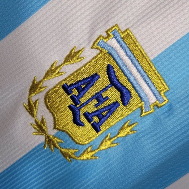 1998 Retro Argentina Home Football Shirt