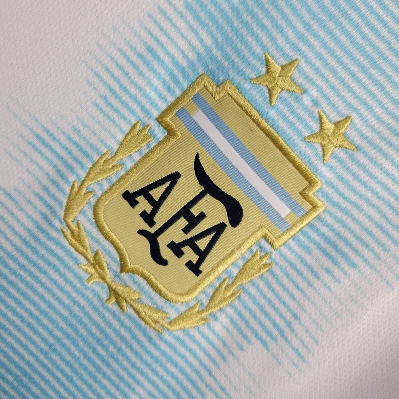 2019 Retro Argentina Home Football Shirt