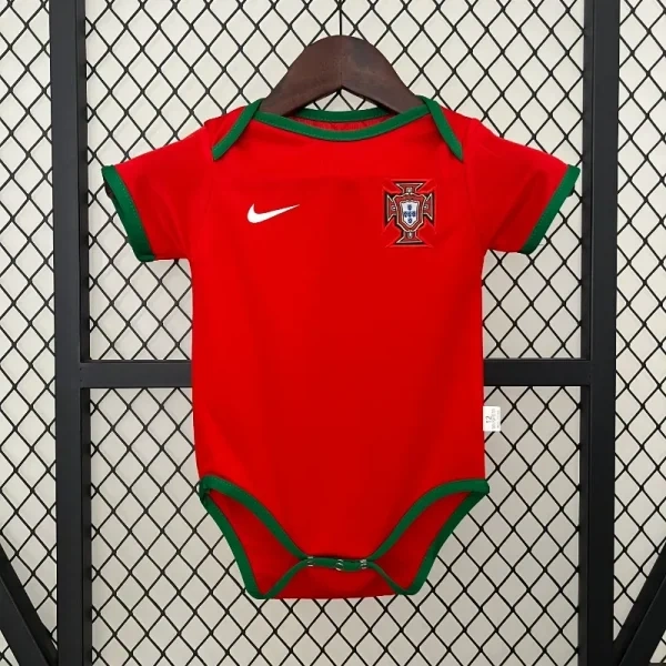 2024/25 Portugal National Team Home Baby One-Piece Jersey