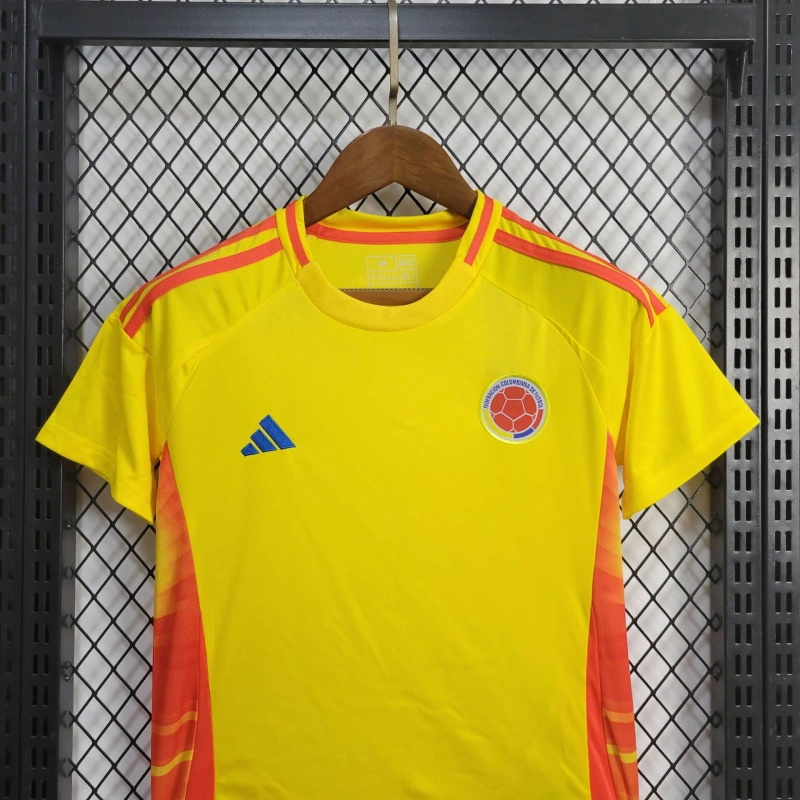 2024 Colombia Home Football Shirt Kids