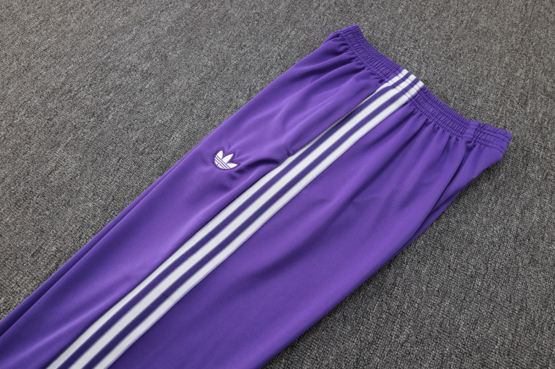 2025/26 Real Madrid Purple Retro Edition Full Zip Long Sleeve Suit