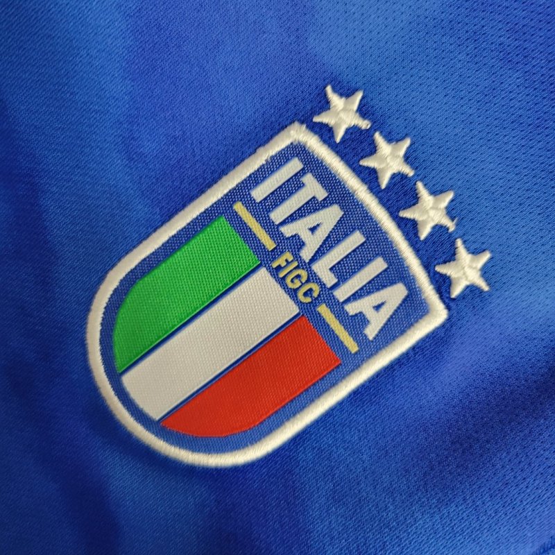 2023 Italy Home Football Shirt Kids Size