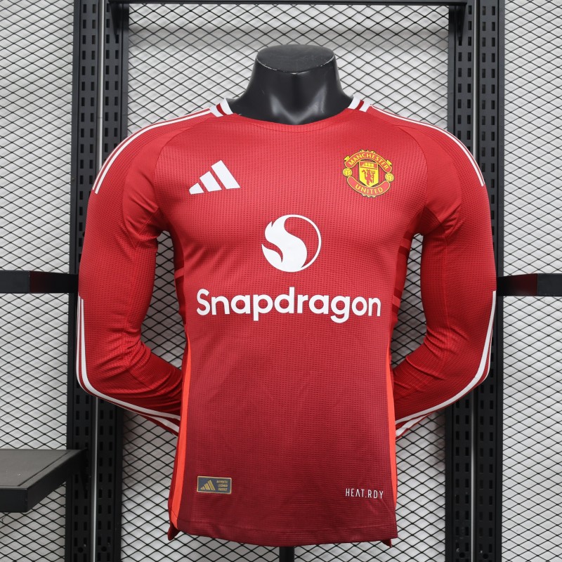 2024/2025 For Players Manchester United Home LC Football Jersey