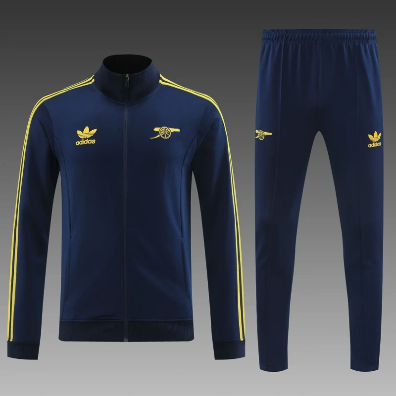2024/2025 Arsenal Full-Zip Jacket Training Kit Royal Blue Football Shirt