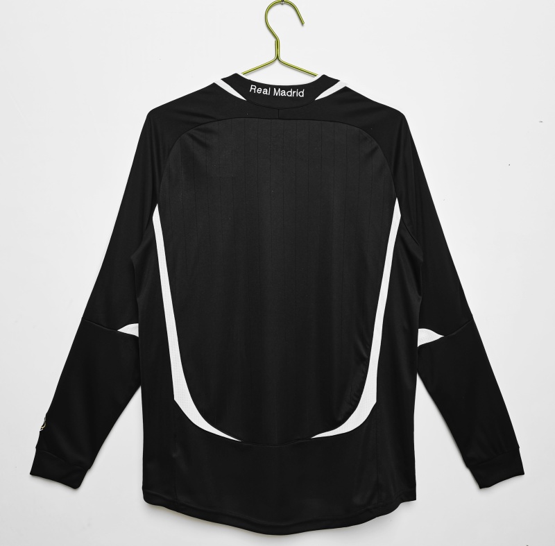 2006/2007 Real Madrid Second Away Retro Long Sleeve Football Shirt