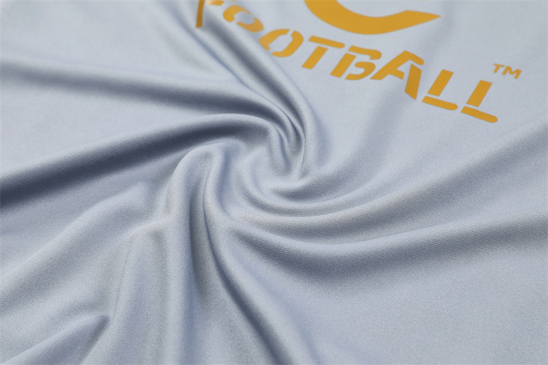 2024/2025 Player Edition AC Pre-Match Shirt Grey Half-zip training suit Football Jersey