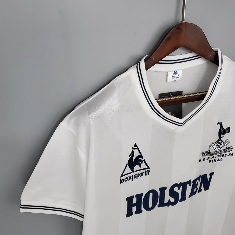 1983/1984 Retro Tottenham Hotspur Home UEFA Cup Final Football Shirt