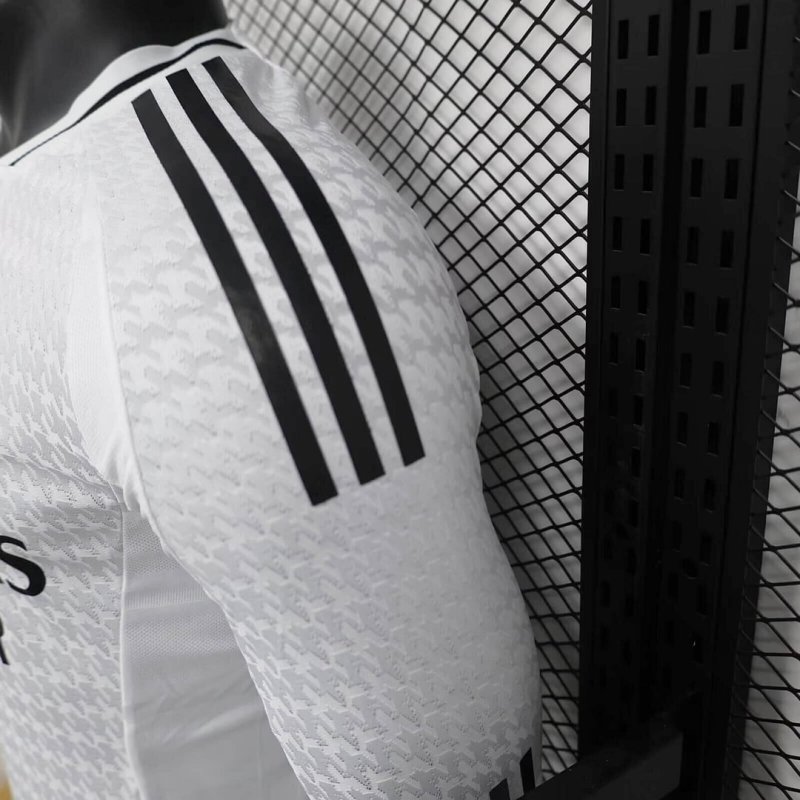2024/2025 Long Sleeve Player Version Real Madrid Home Football Shirt