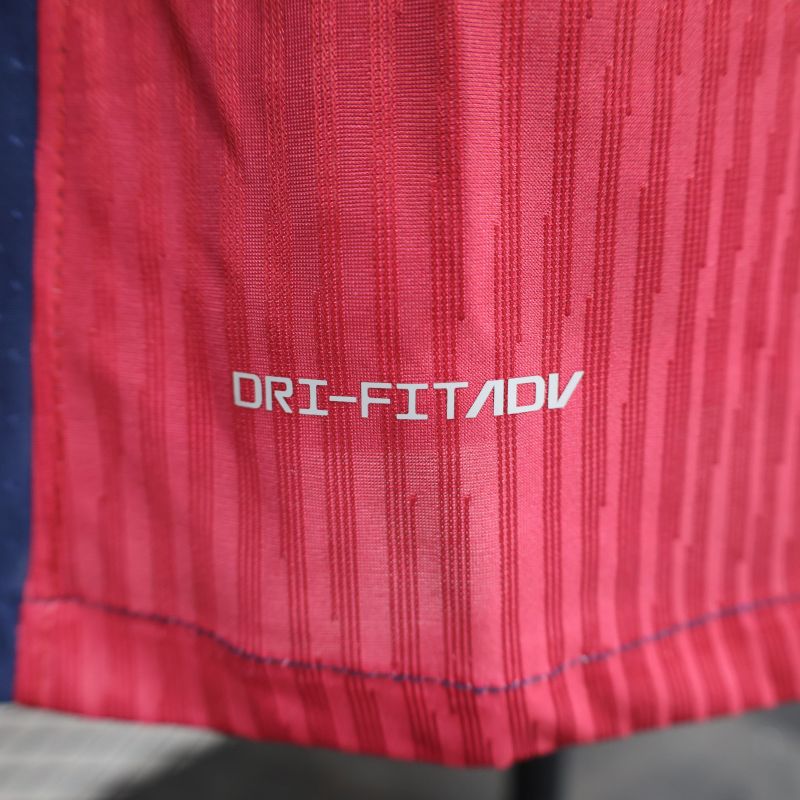 2024/2025 Player Edition Barcelona Home Long Sleeve Football Jersey