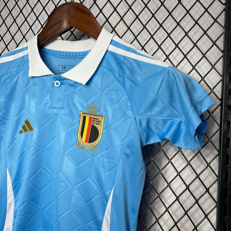 2024 Belgium Away Football Shirt Kids