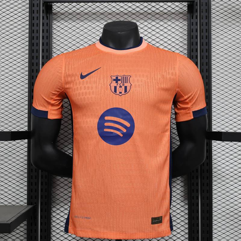 2024/2025 Player Edition Barcelona Special Edition Orange Football Jersey