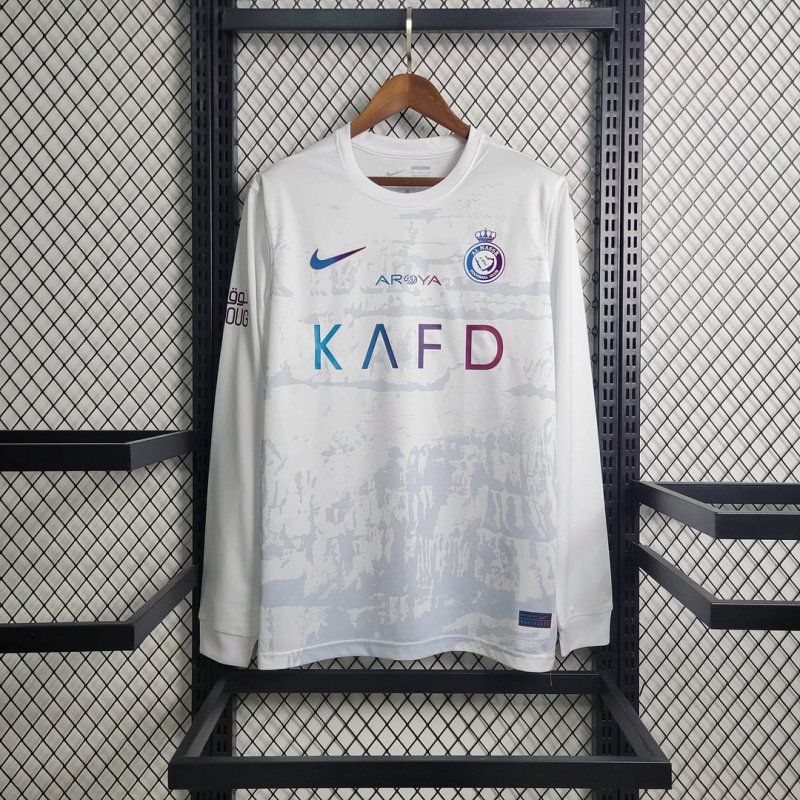 2023/2024 Long Sleeve Al-Nassr Third Away Football Shirt