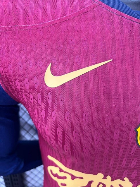 24/25 Limited Edition FC Barcelona x Travis Scott Men’s Away Jersey（Players long sleeves）